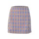 Checkered Mini Pencil Skirt