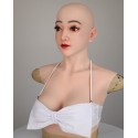 Clare realistic silicone breastplate mask