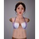 Angela realistic silicone breastplate mask