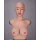 Alice realistic silicone breastplate mask
