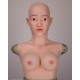 Elsa silicone breastplate mask lifelike