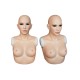 Silicone Female Mask With Torso Breast