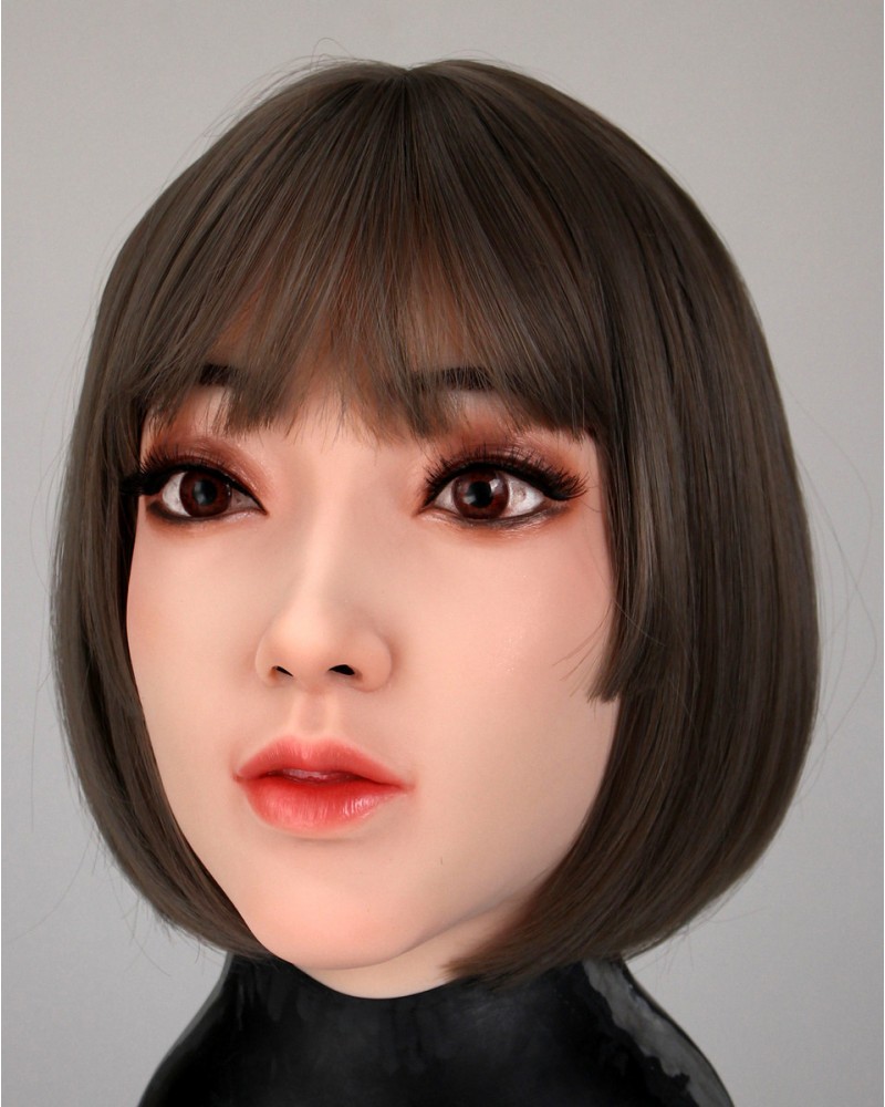 Kaitlyn's face mask silicone wig makeup