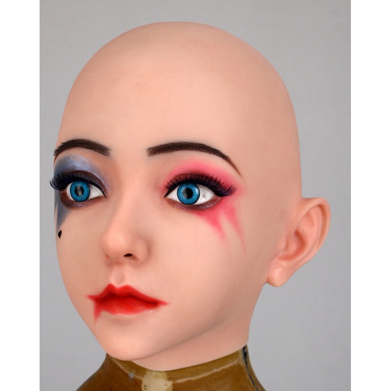Avril's female mask silicone wig makeup Version 1 - Super X Studio