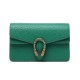 Petit sac vert émeraude tendance 2020 mini chaîne sacs à main en cuir