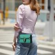 Emerald green small bag 2020 trendy messenger bag mini chain leather handbags