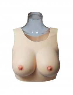 Backless round collar M2F cool breastplate