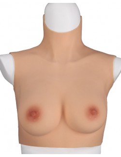 Silicone bust fake breasts A cup anti-slip point
