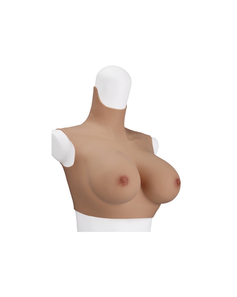 Silicone bust fake breasts D cup anti-slip point inside