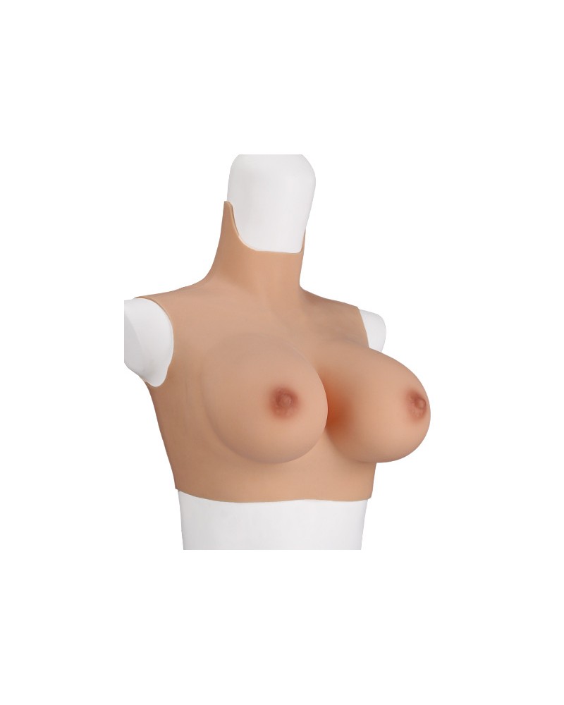 Silicone bust fake breasts e cup anti-slip point inside