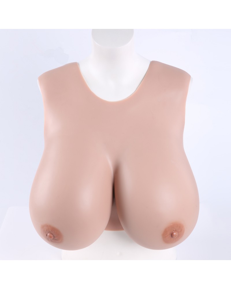 Silicone K-cup breasts IVITA K cup size fake boobs in medium color - Super X  Studio