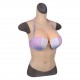 34-48 D cup high collar silicone breast forms