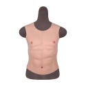 Gilet musculaire silicone col rond 3d muscle