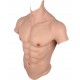 Sexy muscle design 3d men high collar silicone T shirts