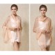 Nude-colored stole shawl 100% mulberry silk scarf natural pure silk