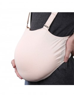 Silicone fake pregnant belly shoulder strap