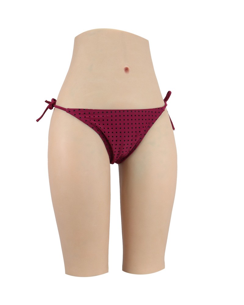 Silicone pirate trousers with feminine vagina for TG/CD