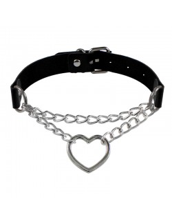 Choker necklace goth choker soft collar chain