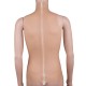 Silicone crossdressing drag top wear with zipper