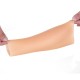 Silicone prosthesis sleeve for legs and arms