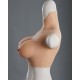 Lightweight D cup silicone breasts forms polyester fiber filling