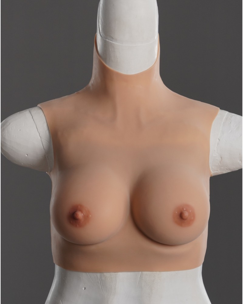 Lightweight silicone external breast prosthesis small tits polyester fiber filling