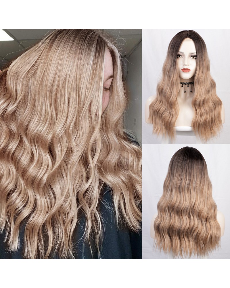 Long wave hair wig natural and realistic