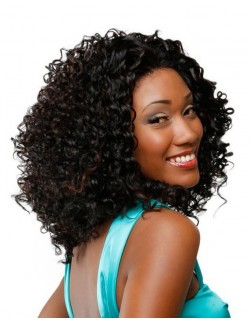 Afro hair wig big big-haired wigs deep color