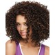 Dark brown Afro hair wig big-haired wig