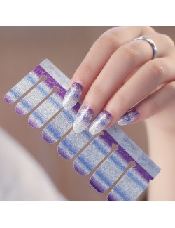 Nail polish stickers shiny gel nail wraps polish varnish