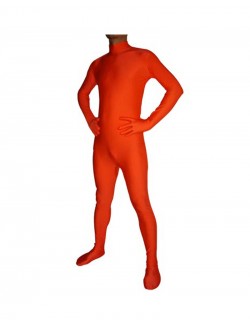 Orange second skin catsuit sale