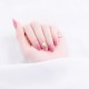 Rose sparkling solid nail polish stickers large size