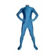 Light blue catsuit spandex second skin suit 