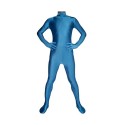 Light blue catsuit spandex second skin