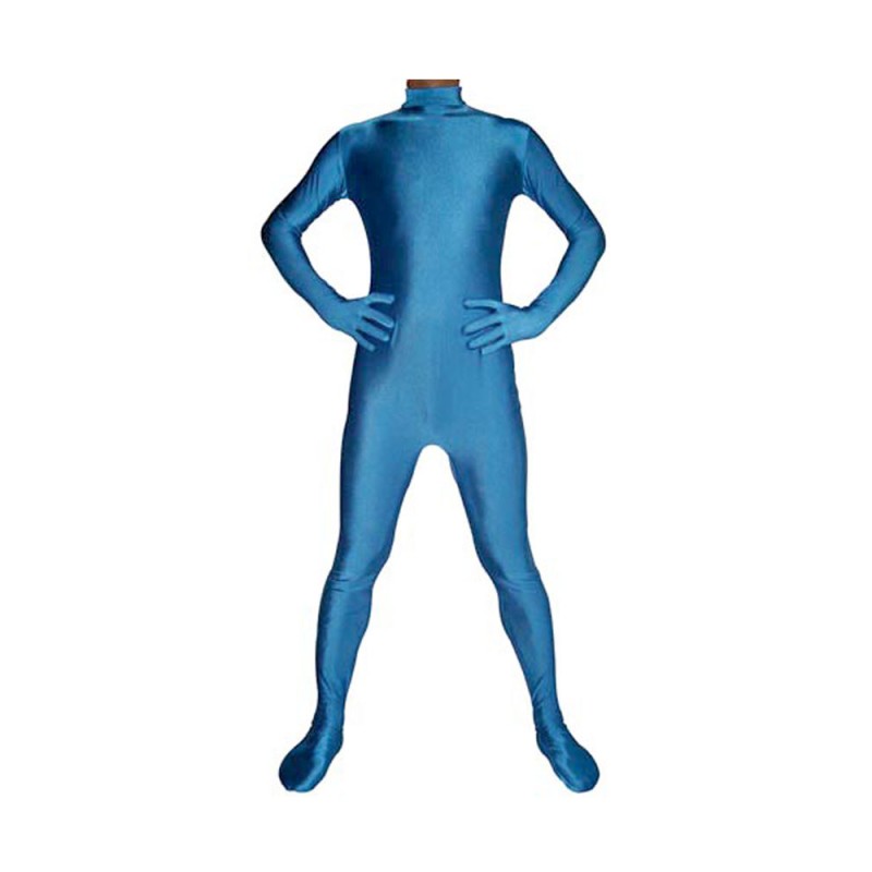Light blue catsuit spandex second skin - Super X Studio