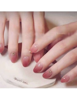 Pink gradient varnish nail polish polish stickers big size