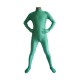 Jade green second skin suit spandex unisex