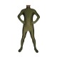 Army green second skin suit spandex unisex