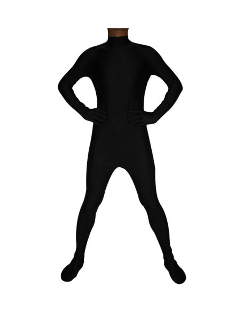 Black catsuit second skin unisex