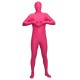 Pink zentai second skin suit