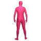 Pink zentai second skin suit