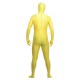 Yellow zentai spandex clothing