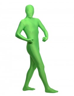 Vert costume lycra zentai 
