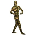 Zentai spandex clothing camouflage pattern