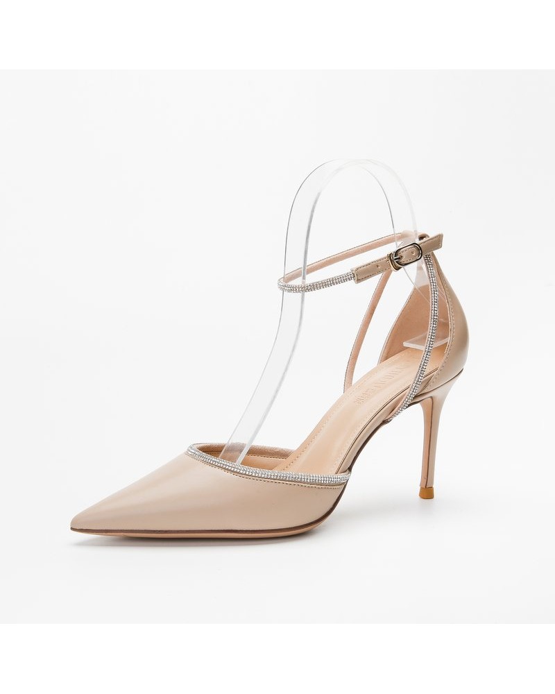 Light elegance ankle strap heels