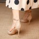 Light elegance ankle strap heels