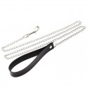 Quality suede chain leash
