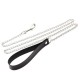 Choker collar with chain lead leash