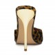 Leopard pattern 5 Inch heels slippers