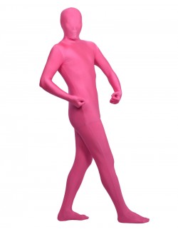 Color pink zentai spandex outfit